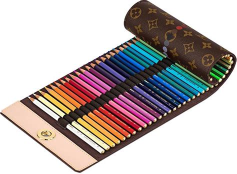 louis vuitton colored pencil case|louis vuitton agenda pen.